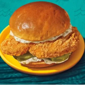 Popeyes Flounder Fish Sandwich Classic and Spicy sandwiches