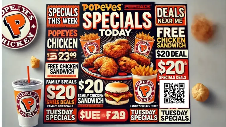 Popeyes specials today 2 Popeyes Specials Today