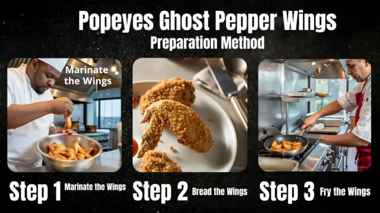 Popeyes Ghost Pepper Wings 2 Popeyes Ghost Pepper Wings Preparation Method 3 steps guide