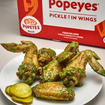 Popeyes Pickle Menu 10 Popeyes Pickle Glaze Bone-In Wings