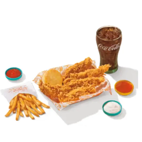 Popeyes Chicken Tenders 7 5PC Classic Tenders Large Combo