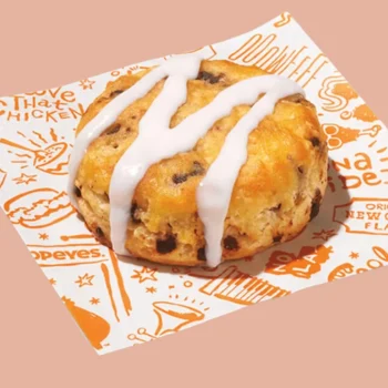Popeyes Menu 31 Chocolate Chip Biscuit