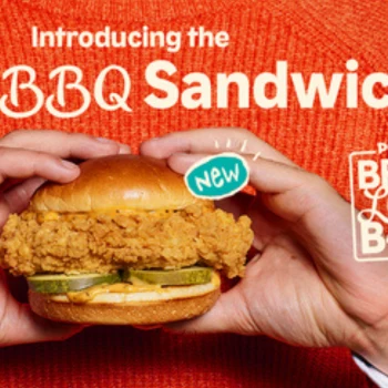 Popeyes Menu 26 Golden BBQ Chicken Sandwich
