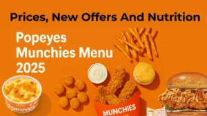 Popeyes Munchies Menu