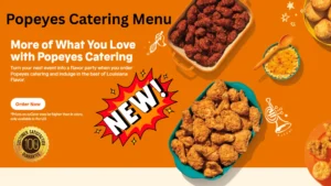 Popeyes Catering Menu