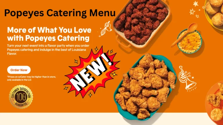 🥳 Popeyes Catering Menu Perfect for Every Celebration! 1 Popeyes Catering Menu
