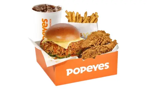 Popeyes Spicy Superstack Box Meal